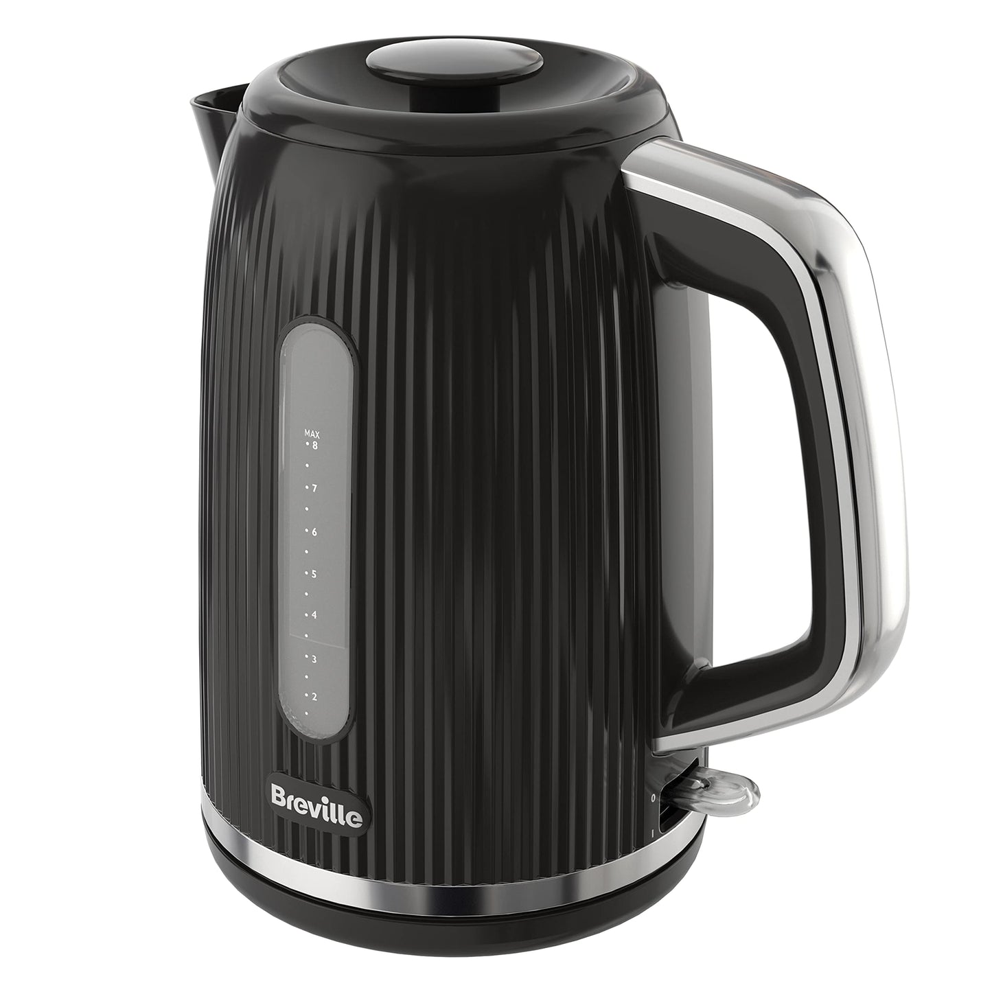 Breville Bold Vanilla Cream Electric Kettle | 1.7L | 3kW Fast Boil | Cream & Silver Chrome [VKT223]