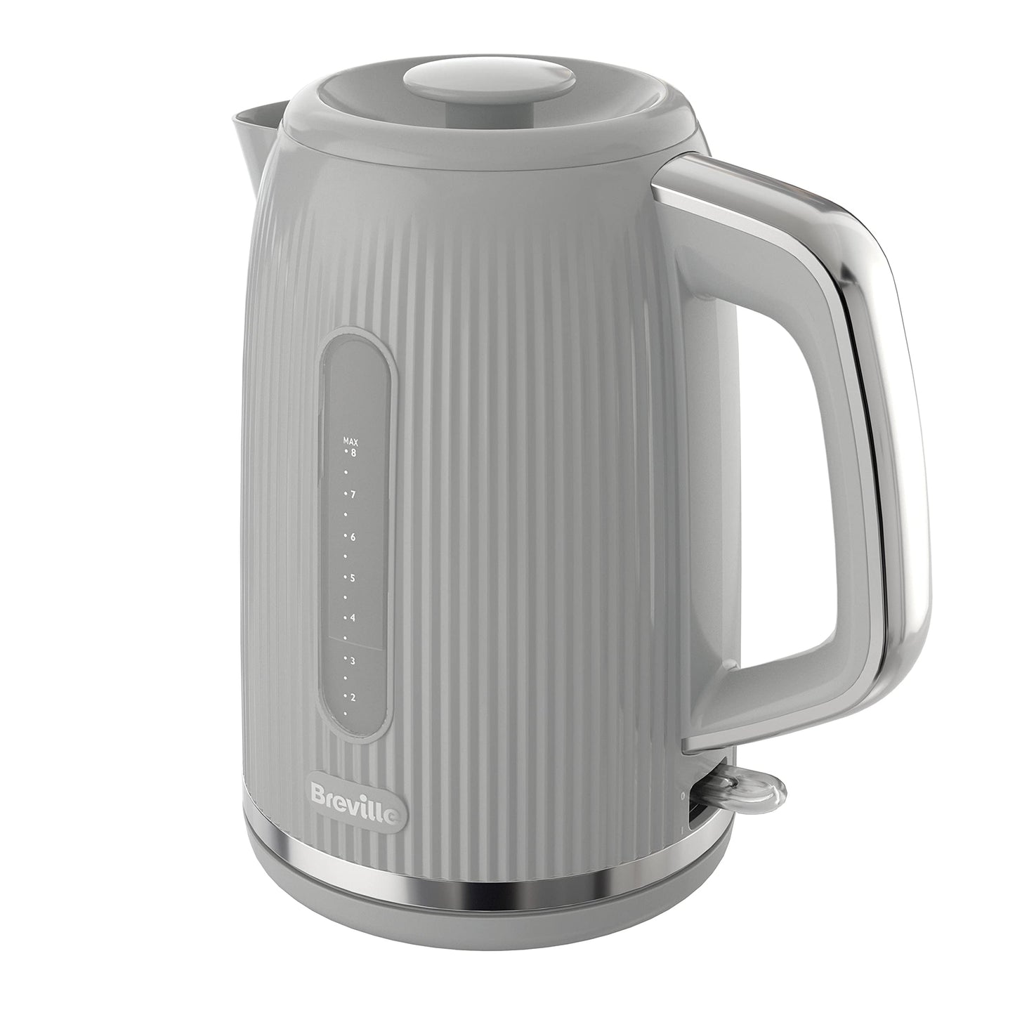 Breville Bold Vanilla Cream Electric Kettle | 1.7L | 3kW Fast Boil | Cream & Silver Chrome [VKT223]